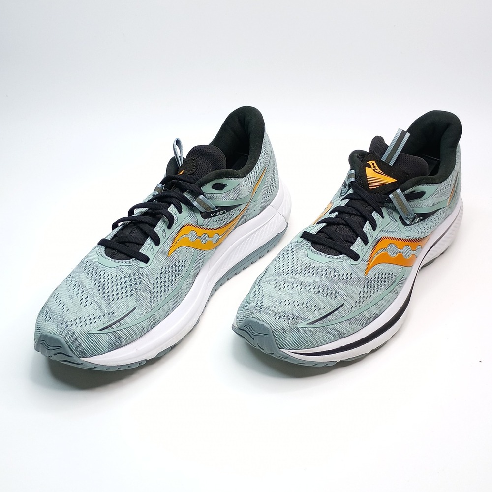 Saucony Omni 21 Running Shoes Men Size 10 Sage Orange Mesh S20762-30